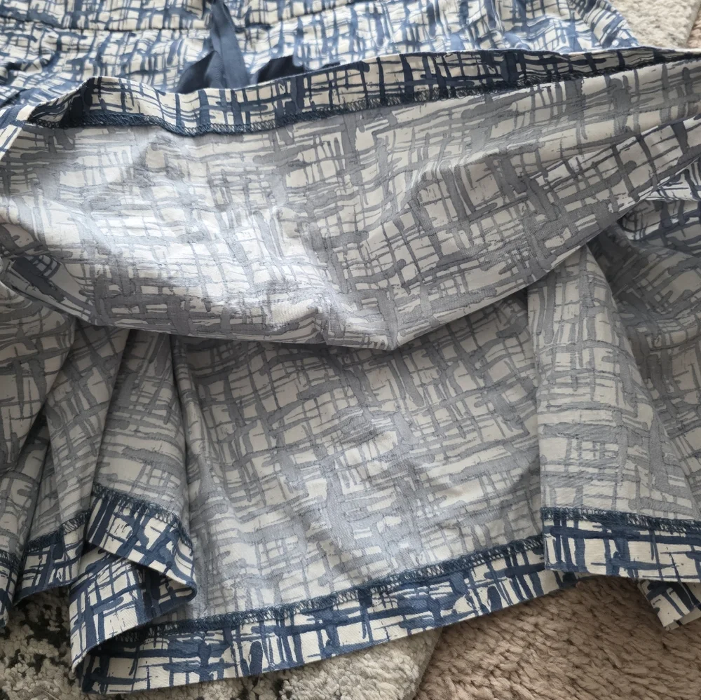 Vintage Y2k Old Navy Cotton Pleated Skirt Womens 12 Cotton Coastal Cowgirl Boho
